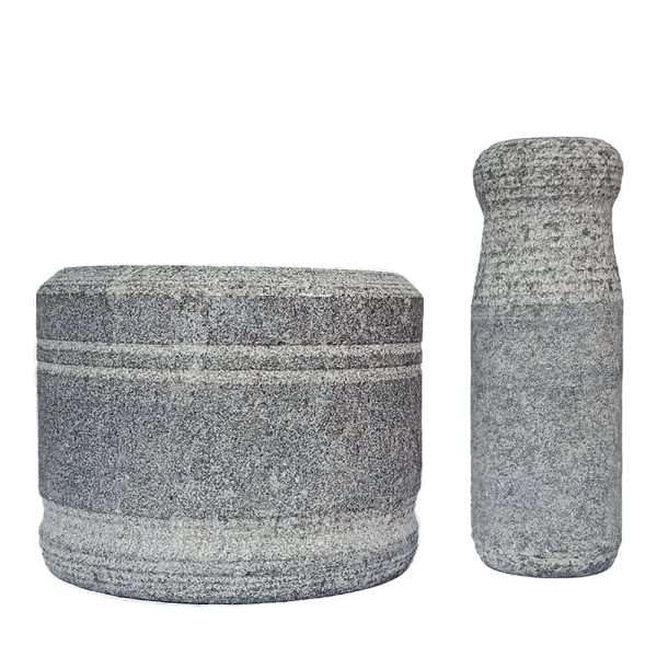 Stone Mortar and Pestle Set for Spices, Okhli Masher, Khalbatta Stone, Natural & Traditional Grinder, Musal, Well Design for Kitchen, Home, Herbs (6.5 inch) Grey (B0BXBD279X) Amazon Price History, Amazon Price Tracker