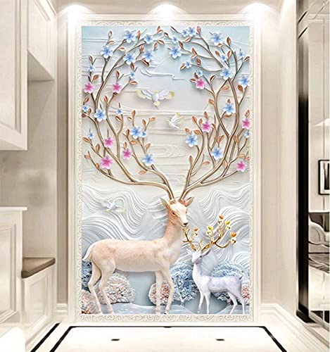 Peinture au numero diamond painting strass broderie point de croix wapiti 5D