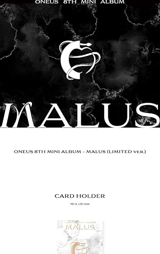 ONEUS MALUS 8 mini álbum de plataforma limitada titular de la tarjeta+álbum de tarjeta de PVC autógrafo dorado+tarjeta fotográfica de