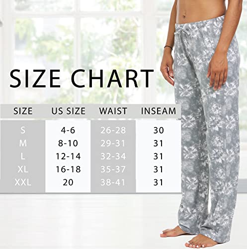 Essential Elements Lounge Pants For Women – 3 Pack Sleep Casual Sleep Bottom Pajama Pants (Set C, Small) #TOP5