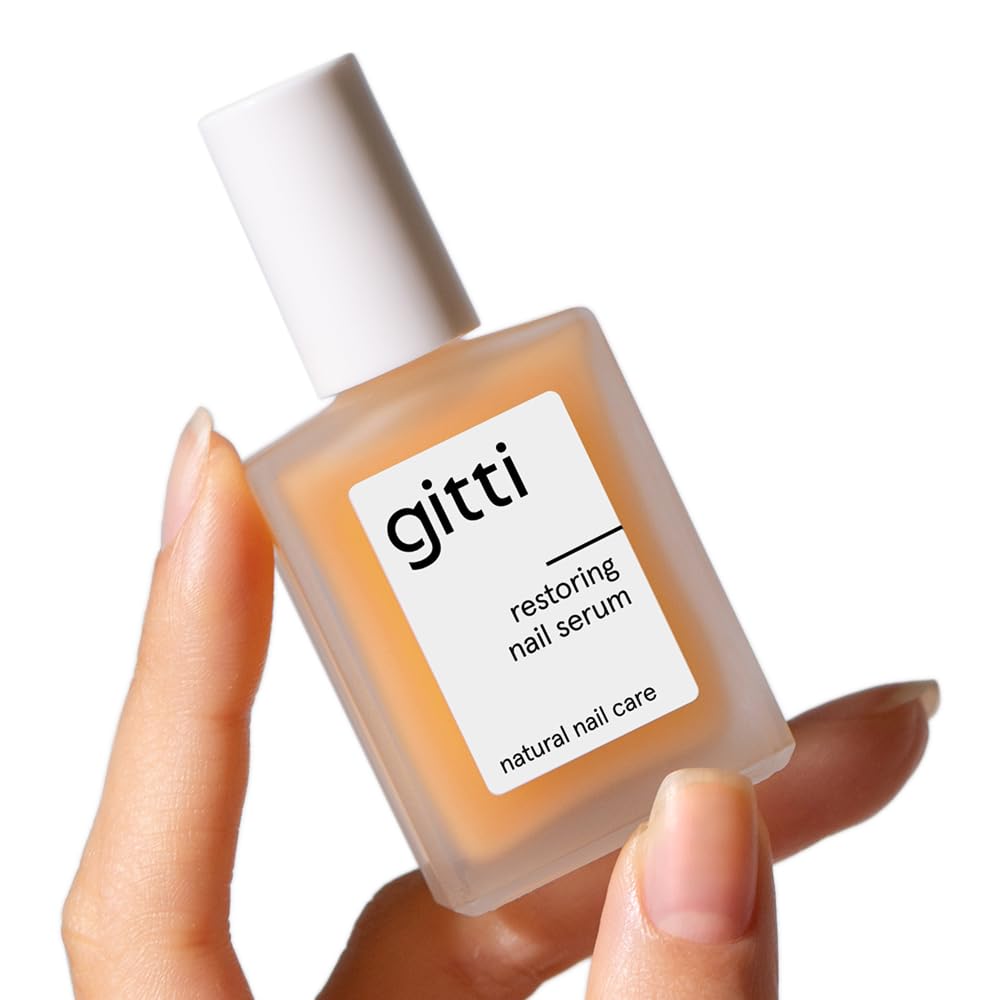 gitti Restoring Nail Serum I Natural Nail Care, Non-Toxic, Plant-based, 98% Natural Origin, Cruelty-Free, Vegan I Hydrating, Helps Strengthens Nails,