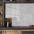 CECEKIS Peel and Stick Backsplash Tile, 32 PC Pack (8" X 4") Thicker Glass Subway Tiles Waterproof Oil Proof Removable Decals for Bathroom & Kitchen Backsplash (Grey Marble)