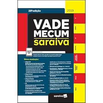 Capa do livro Vade Mecum Saraiva : Tradicional - 28ª edição de 2019