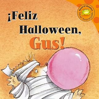Diseño de la portada del título Feliz Halloween, Gus!