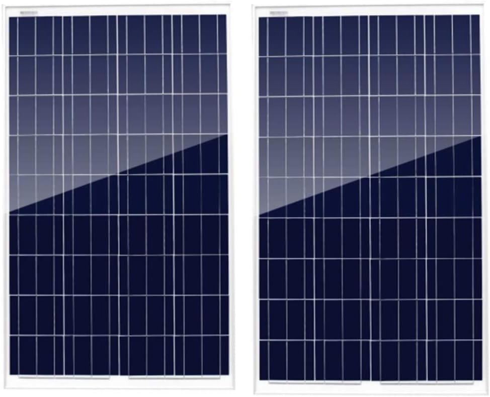 Panneaux solaires 200W polycristallin avec 2 modules 100W haute performance