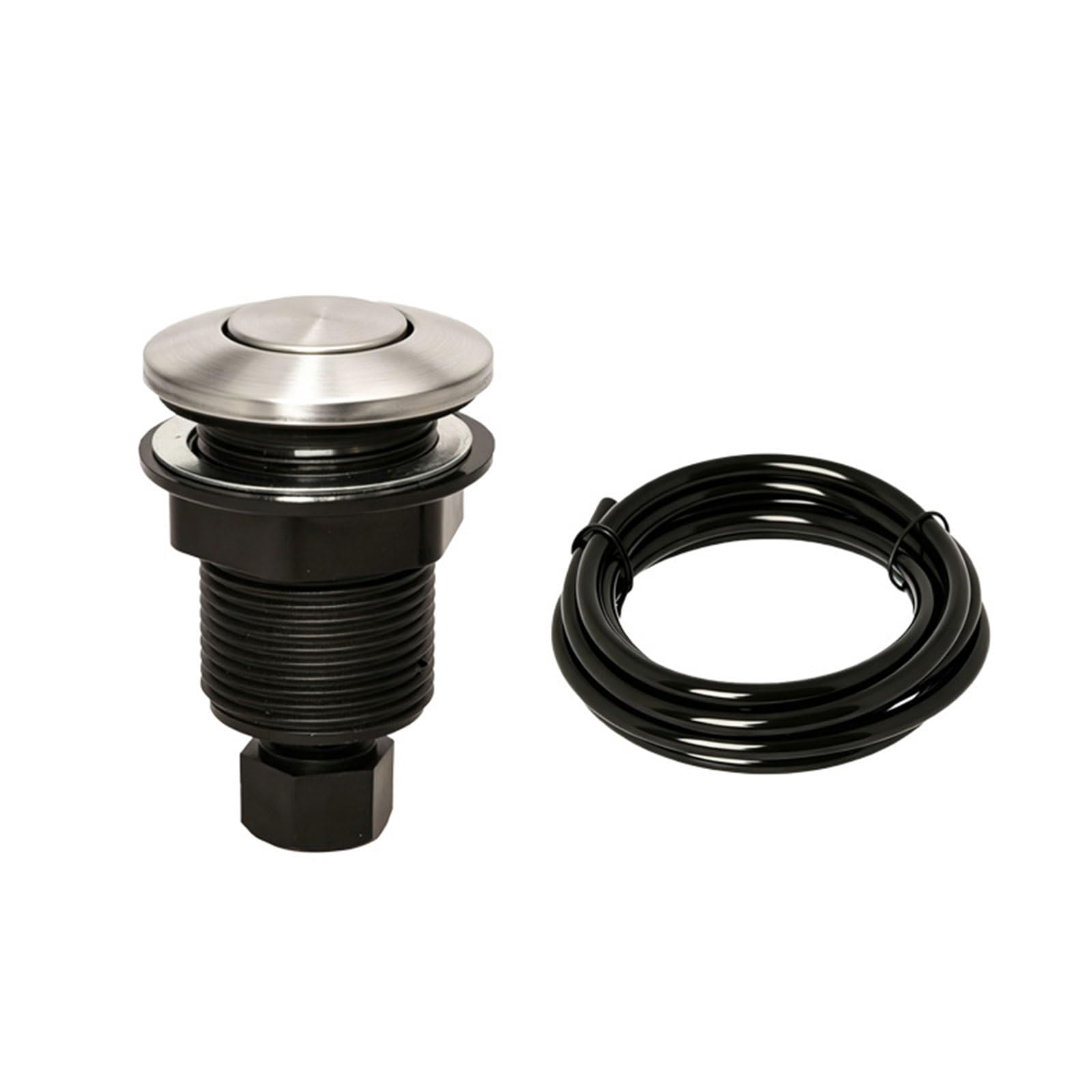 alloneslife Food Waste Disposer Switches Automatic Button with Pneumatic Hose Waste Garbage Disposal Parts Accessories Garbage Disposal Part