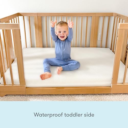 Image of Newton Baby Essential Waterproof Crib Mattress, Breathable & Washable - White