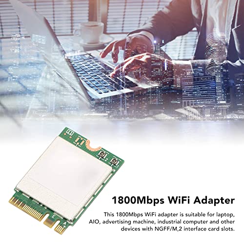 Wireless Network Card, RTL8852BE WiFi6 5G Laptop Gigabit Wireless LAN Card Universal Bluetooth 5.2 for 10, Plug and Play - Image 4