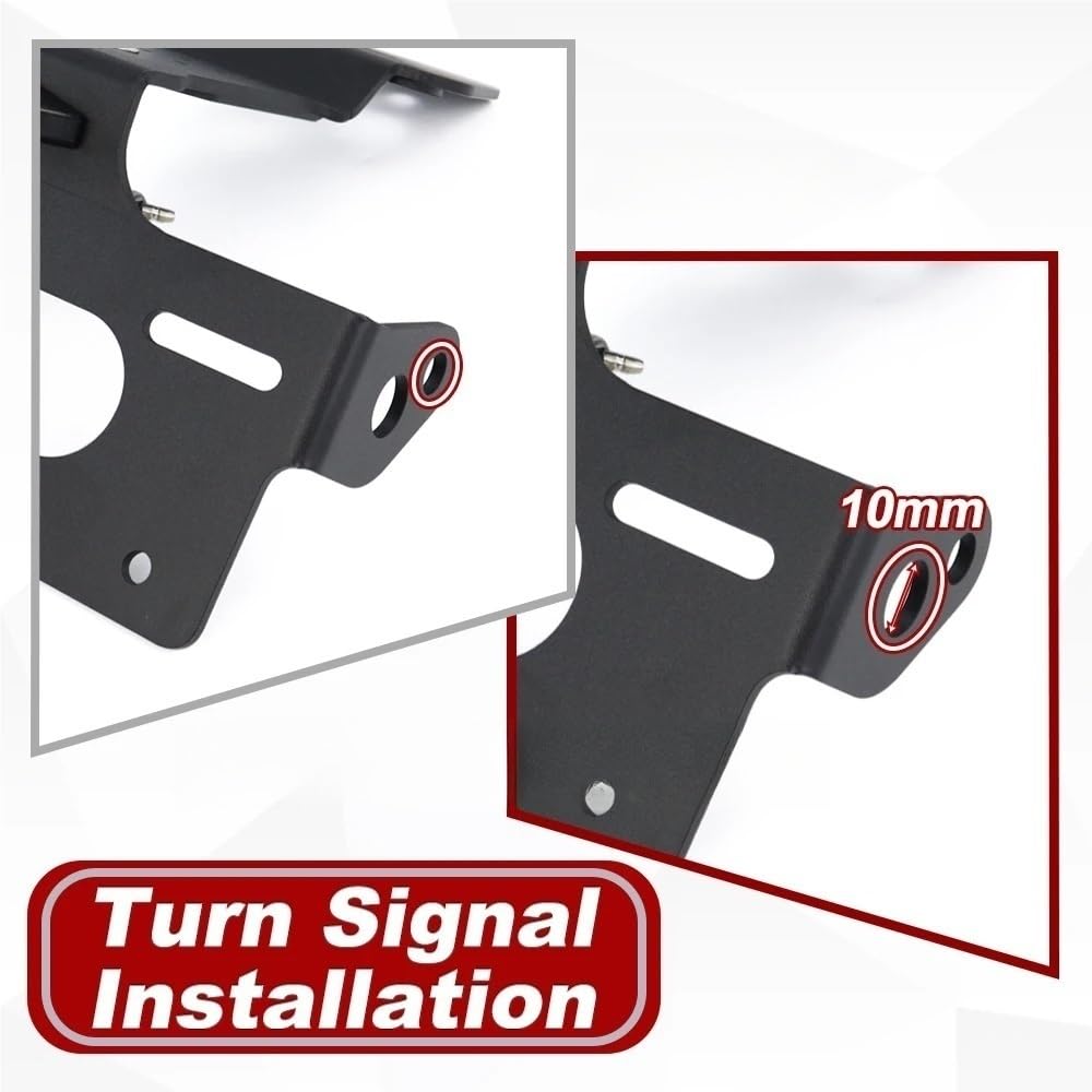 Portatarga Kit di ordine per coda posteriore moto Accessori per staffa porta targa per registrazione per 660 2024-2025