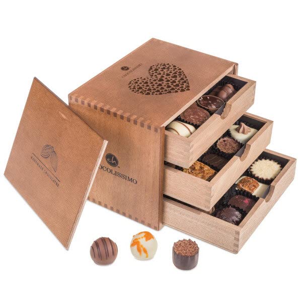 ChocoGrande - Liebe - 30 Edle Pralinen | Liebesgeschenk | Liebesgeschenke | Geburtstag | Freundin | Weihnachten | Ich…