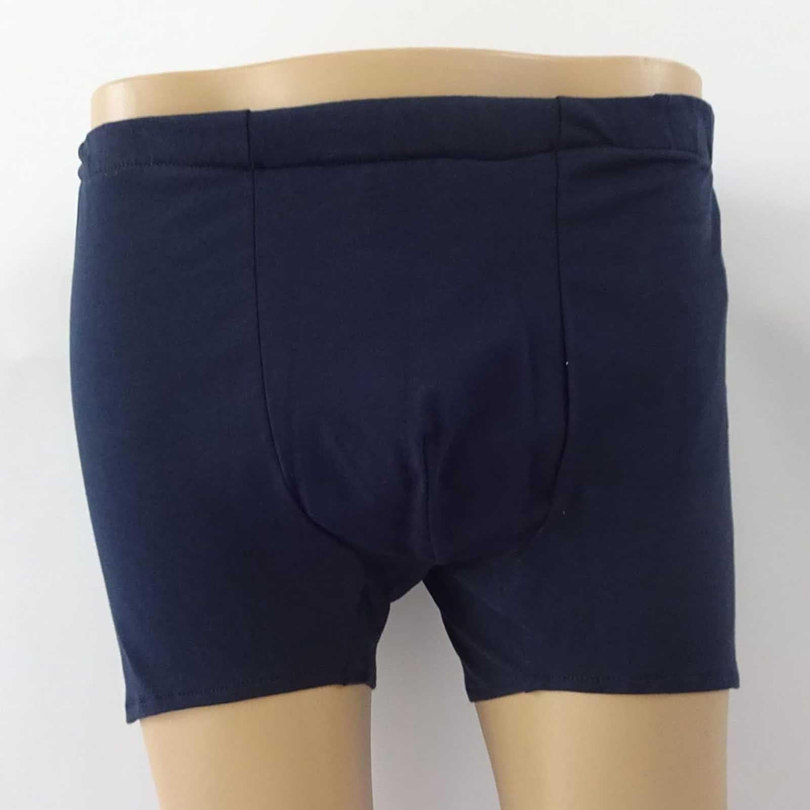 Culottes d'incontinence pour hommes lavables et réutilisables