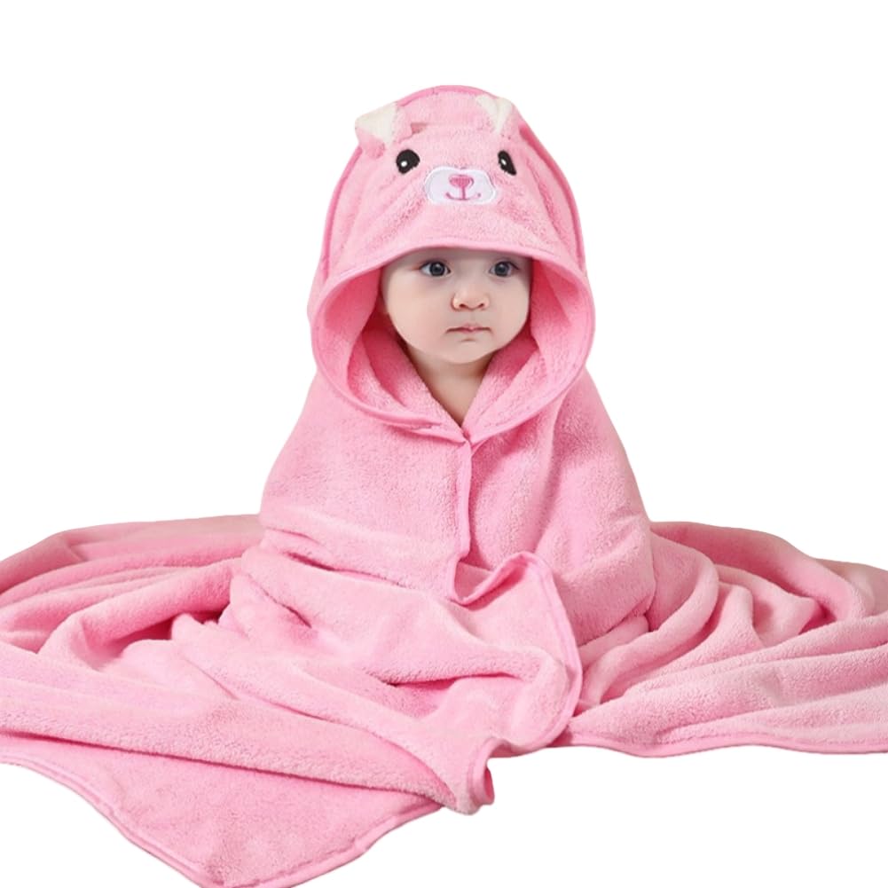 HAGOT Toalla de Baño con Capucha para Bebé, Toallas Bebe con Capucha de Animales 0-3 Años, Regalo Bebe Recien Nacido Niños, Lavable a Máquina, Toallas de Baño para Niños Pequeños — view 4