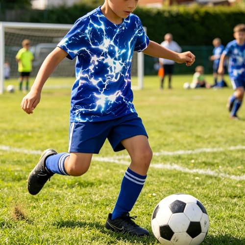 Image of Hgvoetty Boys Girls Graphic T-Shirts Kid 3D Casual Tops Tees for 6-16 Years | Youth Novelty Shirts, Bright Eye-Catching Design, Lightweight and Soft Material, Suit for Daily Sport, Party and School Wear