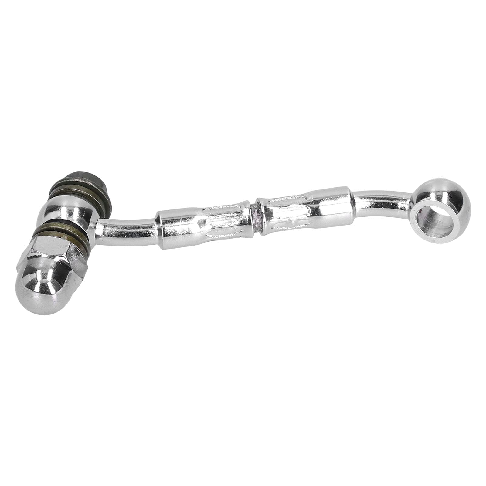 Rallonge de tuyau de frein, ligne hydraulique de résistance à la corrosion en acier Prolongez le connecteur Durable résistant à l'usure universel pour les motos