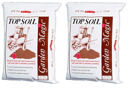 Michigan Peat 5540 Garden Magic Top Soil, 40-Pound (Two Pack)
