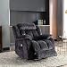 LIFE CARVER Power Massage Lift Recliner Chair with Heat & Vibration for Elderly, Heavy Duty and Safety Motion Reclining Mechanism Anti skid Fabric Sofa Contempoary Overstuffed Design (Gray)
