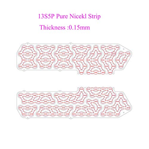 Causin Electric Bicycle Battery Pure Nickel Strip,13S5P 0.15mm Thickness Nickel Tape. (13S5P)