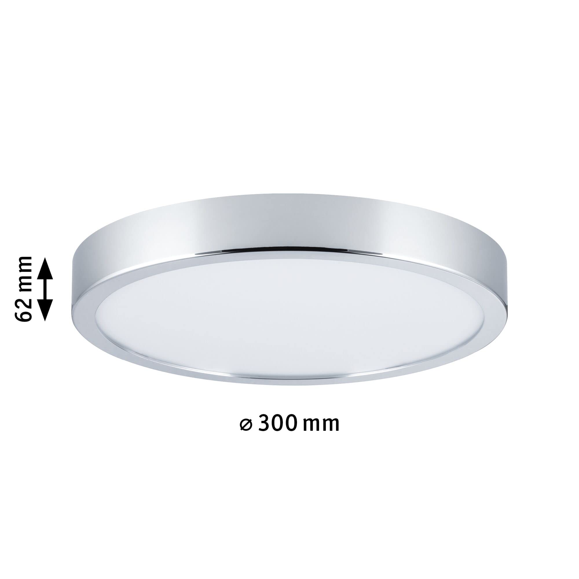 Paulmann 70882 LED IP44 WallCeiling Aviar 20 W chrome 230 V plastique