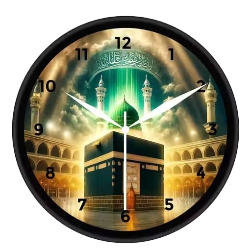 Image of Devansh Crafts Clock Decorative Designer and Stylish Glass Analog Wall Clock Suitalbe for Living Room Hall Bedroom, Office DCC A961 Clock