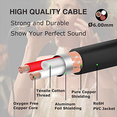 Hosongin Usb Microphone Cable 10Ft, Usb Male To Xlr Female Mic Link Converter Cable Studio Audio Cable Connector Cords Adapter For Microphones Or Recording #TOP4