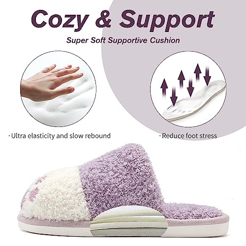 Cute Animal Slippers for Women Men Cozy Dog Paw Memory Foam Non-Slip Women House Slippers for Woman Ladies Indoor Outdoor Bedroom Shoes Gifts for Dog Mom Lover Women Girlfriend3