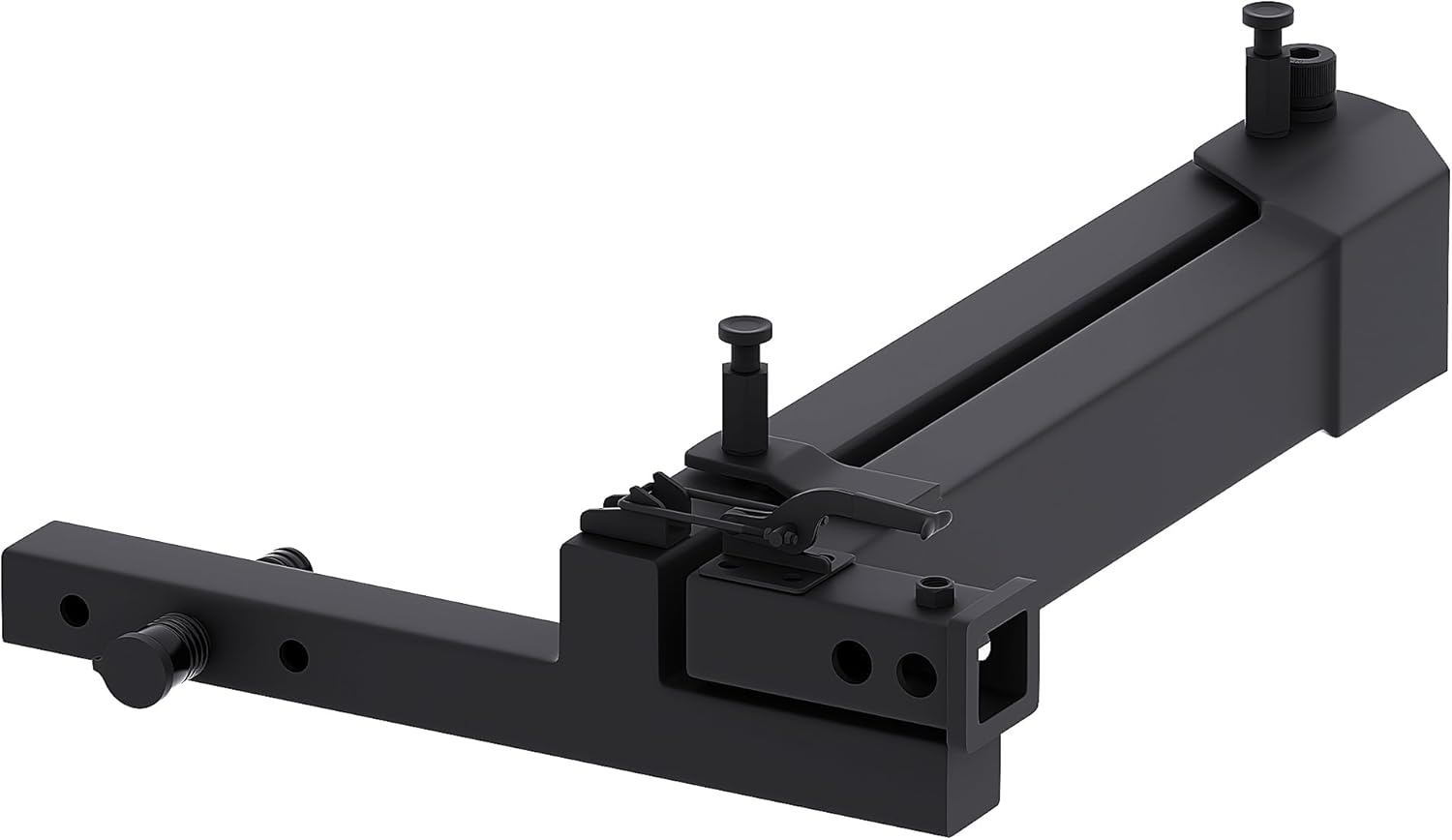 Swing Away Hitch Adapter, 90-Degree Swing Arm, Fits 2-Inch Receiver, 320 lbs Weight Capacity, Hitch Mounted Bike Carrier Extension Attachment for Cars, Trucks, SUVs, Vans (Passenger Side)