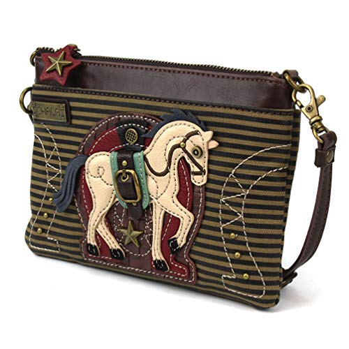 Chala Handbags Horse Mini Crossbody Handbag, Horse Lover2