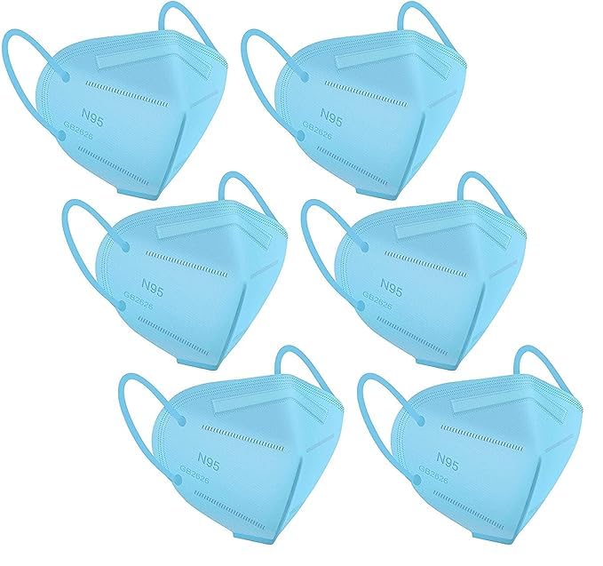 Image of N95 Mask White & Grey combo for Adult Reusable & Washable Certified by ISO CE