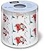 Produktbild Toilettenpapier Rolle bedruckt Smile - Santa mit Weihnachtsduft