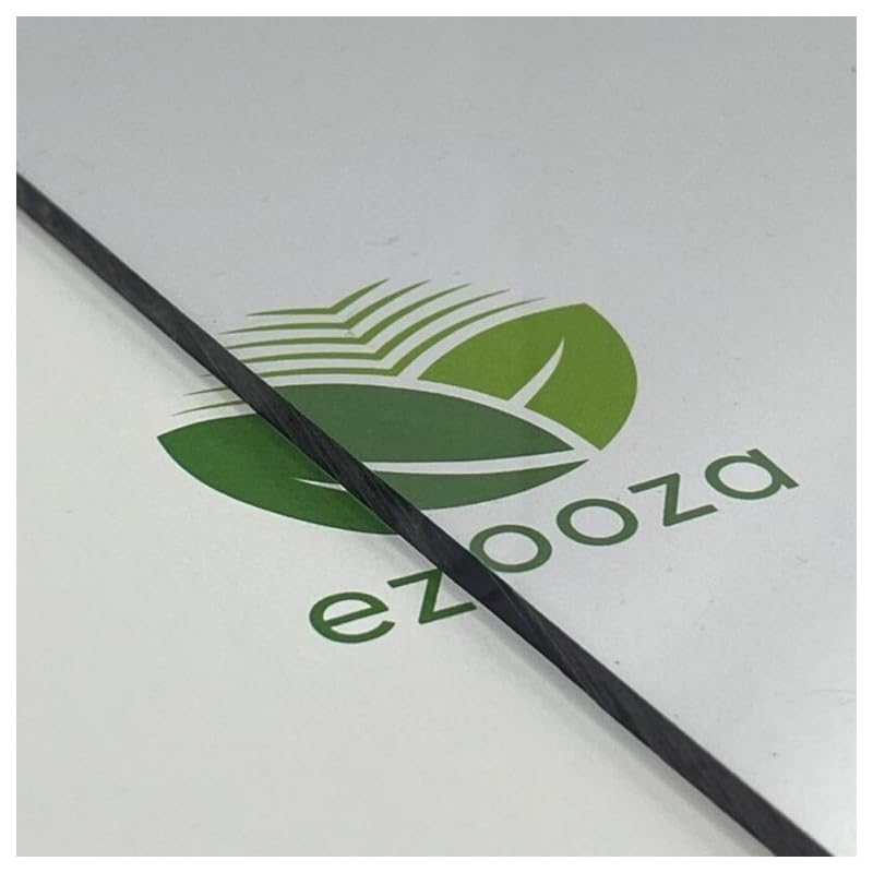 Plaque en polycarbonate compacte 4 mm transparente protégée contre les rayons UV, 1000 x 1000 mm