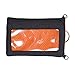 Chums Surfshorts Wallet - Lightweight Zippered Minimalist Wallet with Clear ID Window - Water Resistant with Key Ring (Orange)