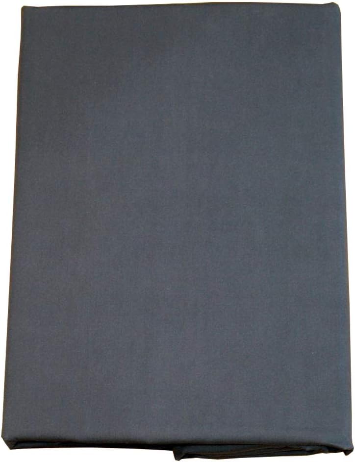 FULI100% Cotton Zippered Futon Cover, Japanese Futon Mattress Cover, Shikibuton, Made in Japan (Twin, Dark Gray)