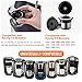 Reusable K Cups with Paper Filters Set, Including 4 Pack K Cups and 100 PCS Coffee Filters for Keurig 1.0 and 2.0 Brewers, Paper Filters Fit Reusable K-Cup Pods
