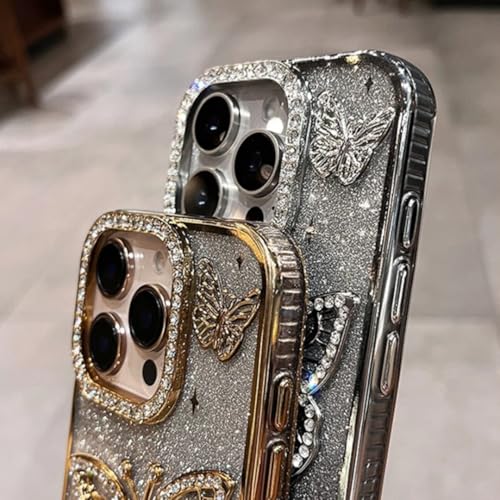 Coque papillon iPhone 16 Pro Max transparente en silicone pour sublimer vos photos en terrasse - 2