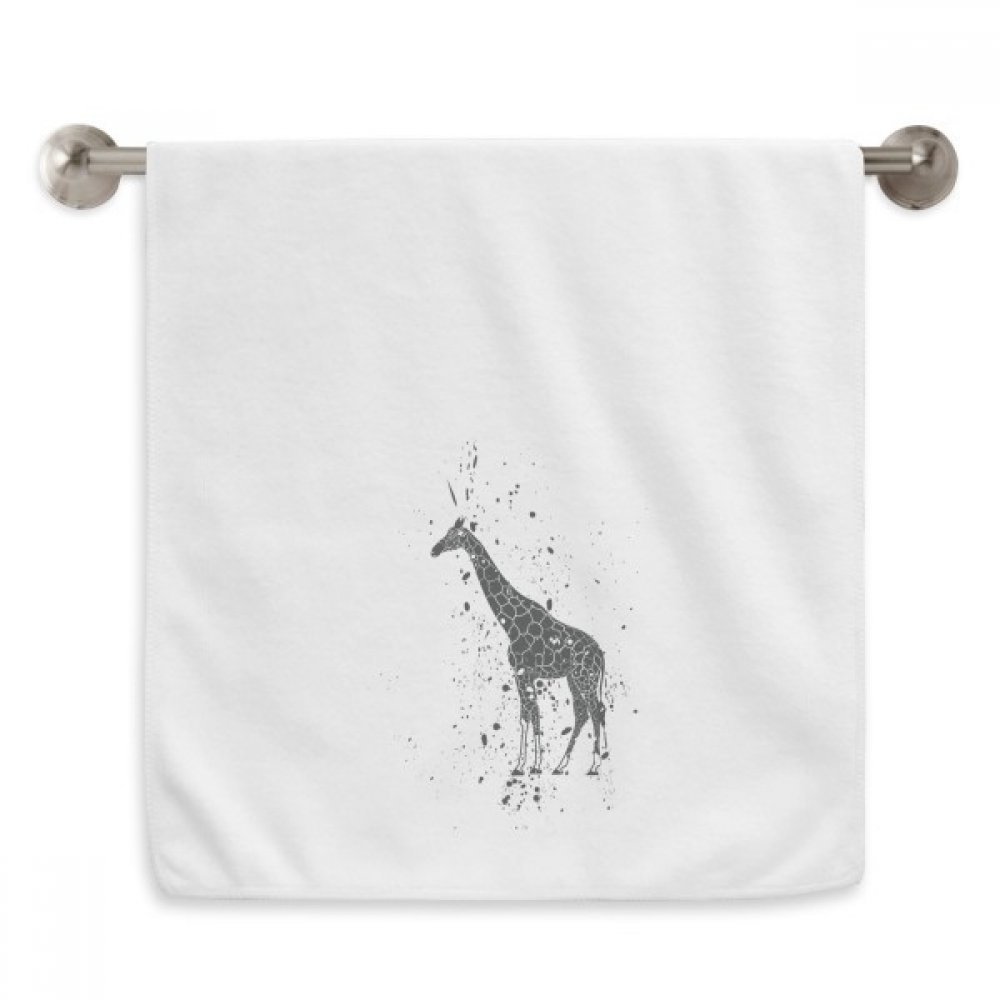 Essuie-mains girafe blanc 13x29 inch idéal pour la salle de bain des enfants