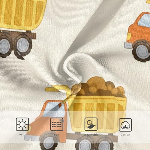 Cotton Girls Underwear Toddlers Cute Cartoon Trucks Beige Panties for Girl Print Kids Briefs Undies 2t3