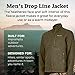 MARMOT Men’s Drop Line Jacket | Lightweight, Sweater Fleece, Deep Moss, Small