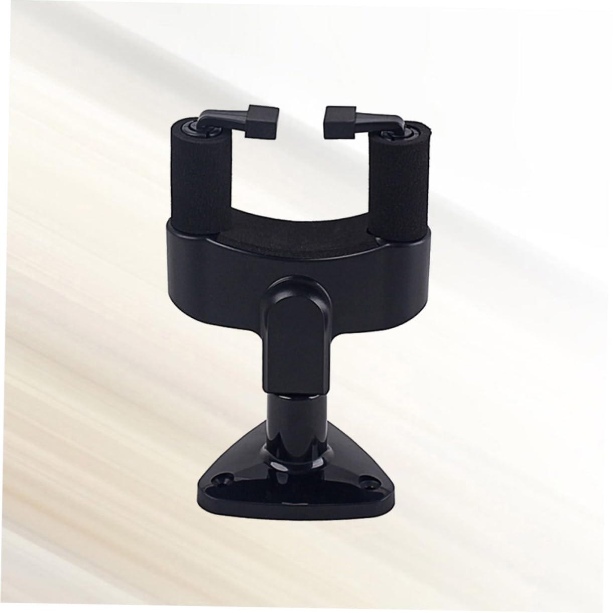 Holibanna Electric Guitar Hanger Wall Mount Bracket Hook Holder for All String Instruments Easy Installation Durable Plastic Construction Black