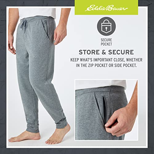 Eddie Bauer 3Pk Mens Pajama Pants - Cotton Knit Mens Lounge Pants with Pockets | Jogger Sleep Pants for Men4