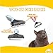 PetnBeyond Undercoat Rake - Double Sided Dematting Brush Tool for Cats and Dogs - Shedding Comb Mat Remover Deshedder - Safe Detangler - Dog Grooming Brush - Easy Mats and Tangles Removing - Cat Brush