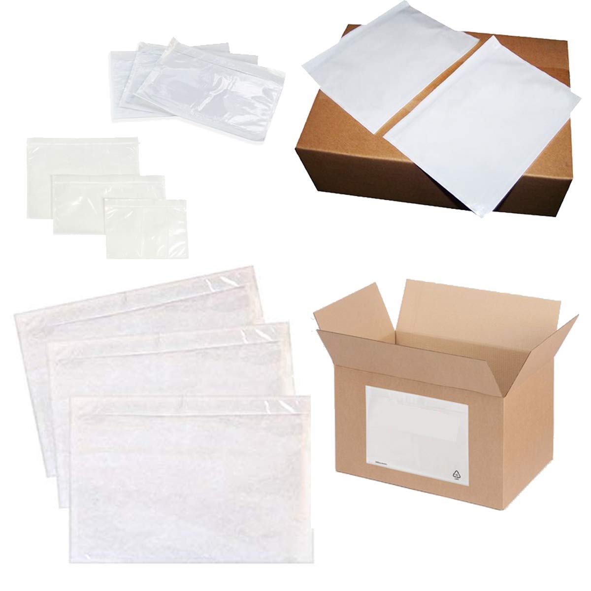 Printed Plain Self Adhesive Document Enclosed Envelopes Wallets Attach