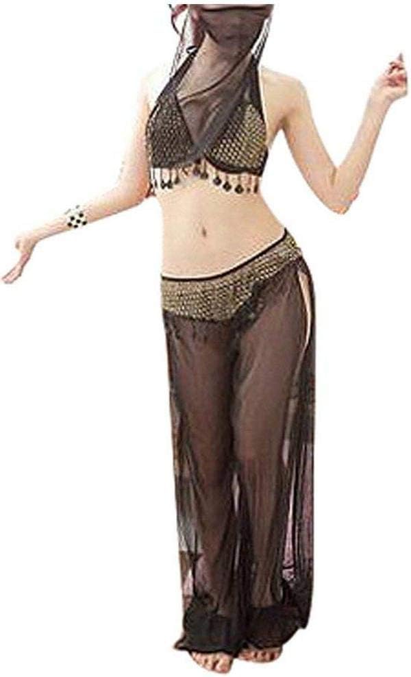 Sypure(TM women sexy babydoll lingerie underwear women lace veiled Arab Latin dance clothes belly dance transparent costume