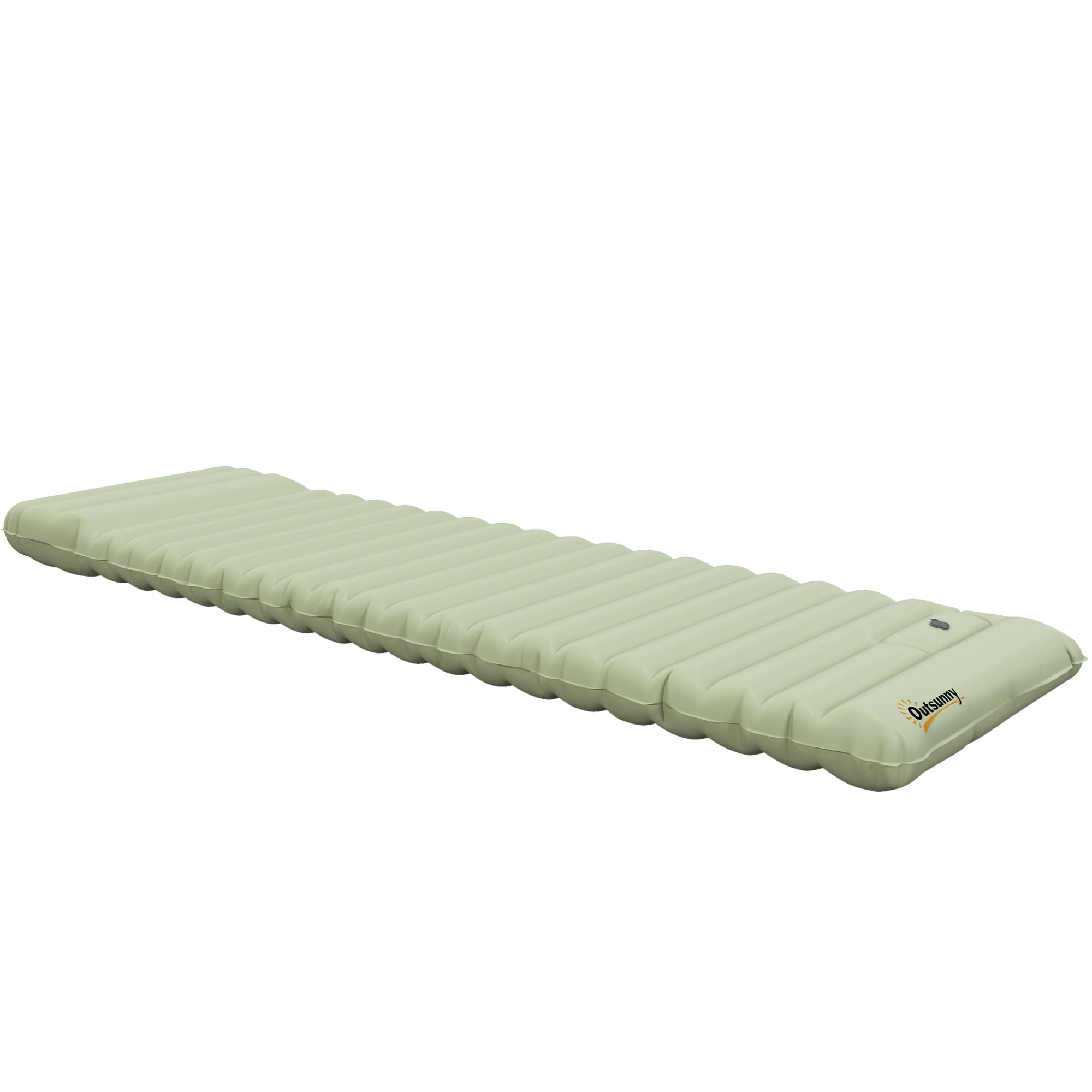 Outsunny Selbstaufblasende Isomatte, 200x65x5 Cm - 5 Cm Dick, Bis 120 Kg, Mit Tragetasche Für Camping & Wandern