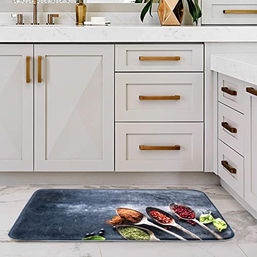 Daliffcc Kitchen Rugs,Kitchen Floor Mats,Super Soft Absorbent Flannel Non Slip Kitchen Rugs, 20"X30" 3D Print Personality Rugs To Enhance The Fun Of Cooking In The Kitchen. #TOP2
