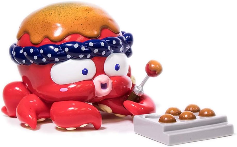 IFiDEA Octopus Vinyl Action Figure Toy 3" Qtako Designer Sofubi Unbox Industries Pre-Painted