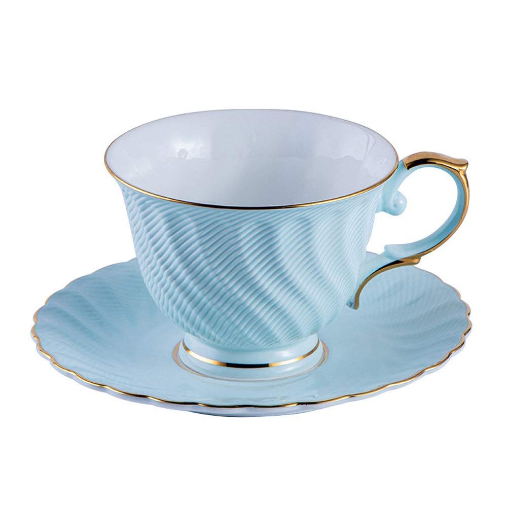 Kaffeetassen-Set aus Knochenporzellan, für Zuhause, Büro, Restaurant, Blume, Teetasse, Milch, Wasser, Saft, Instant-Kaffee, perfekt für heiße oder kalte Getränke