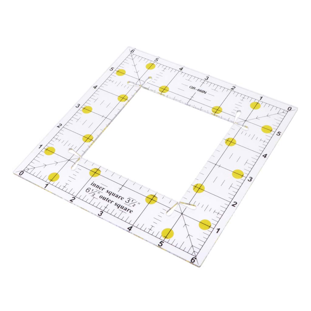 Protractor,Triangular,Square,Precision Measuring Steel Ruler,Quilting 90 Degree Shape Acrylic Template