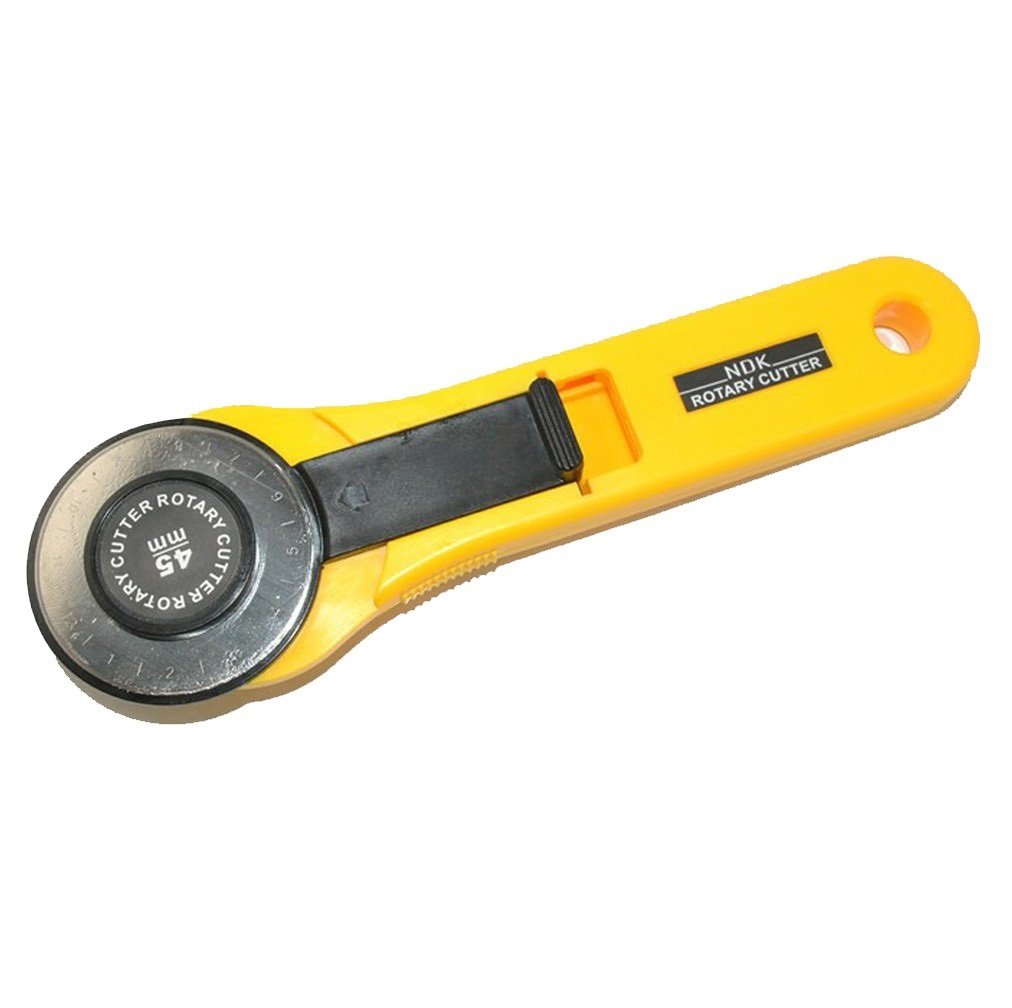 Cutter rotatif 45 mm avec lame circulaire ultra tranchante pour couture