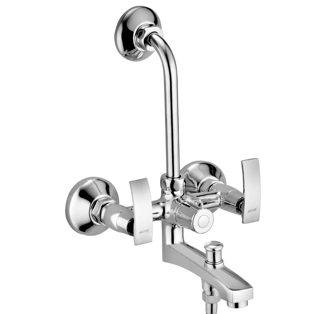 ALTON FAM3390 Brass, 3-IN-1 Wall Mixer With Provision For Overhead Shower & Tele. Shower With 225mm Long Bend Pipe & Wall Flange, Chrome Finish (B071FG7ZWG) Amazon Price History, Amazon Price Tracker