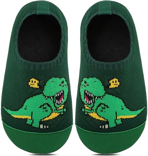 BARFULKER Hausschuhe Kinder Mädchen Junge Kindergarten Slippers,Gr.20-33 | Atmungsaktive Barfußschuhe,Rutschfest Pantoffeln,Flexibel Lauflernschuhe Hüttenschuhe für Kita und Zuhaus